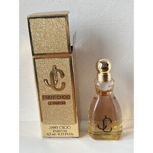Jimmy Choo I Want Choo Le Parfum 4.5ml 0.15FL.Oz MINI Amber Floral Woody NEW